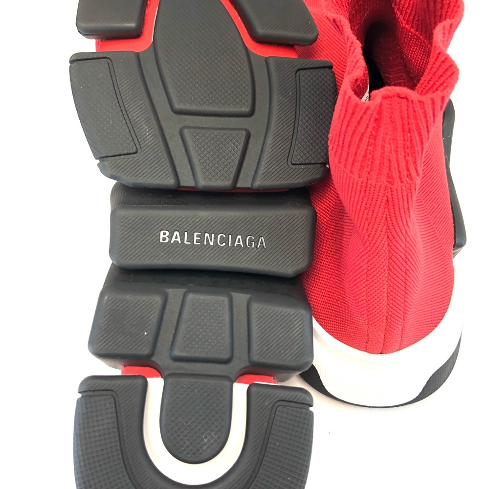Balenciaga Speed 2.0 Knit High Top Sneakers - Picture 10 of 11